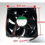 FAN 12VDC 9x9x2.5cm 